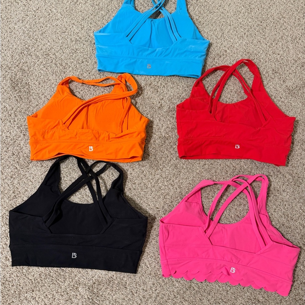 BuffBunny Rosa Sports Bras in Pink, Black, Red, Blue and Orange - Picture 2 of 2